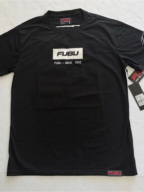 FUBU Box Logo Graphic Tee Black Men’s XL NWT Y2K Streetwear